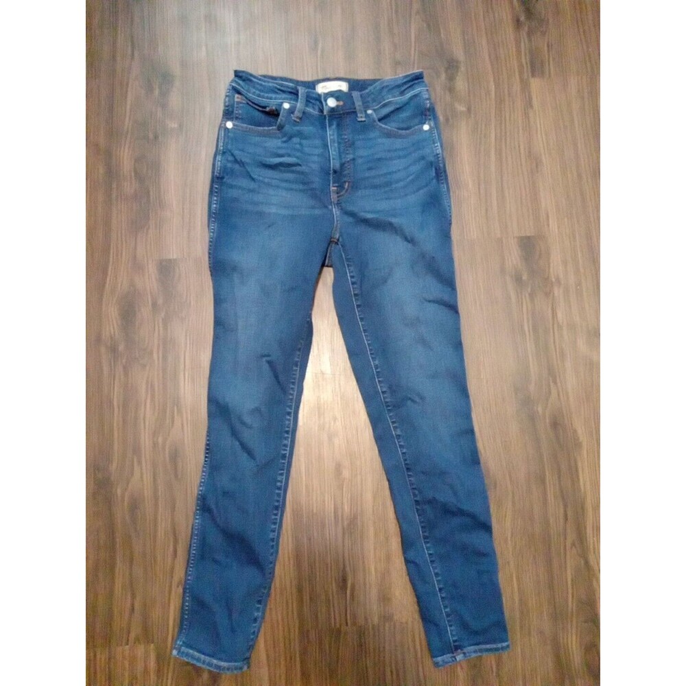 Madewell Jeans Womens Size 28 Curvy High Rise Skinny Stretch Dark Wash